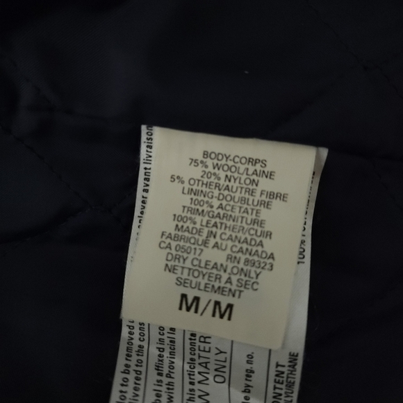 Vintage Roots Official 2002 U.S. Olympic Team Wool Leather Jacket - Picture 5 of 8